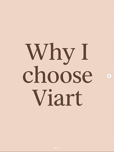 why i choose Viart
